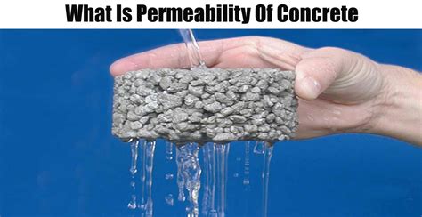 impermeability of concrete